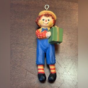 1975 Hallmark Keepsake Raggedy Andy Doll Christmas ornament